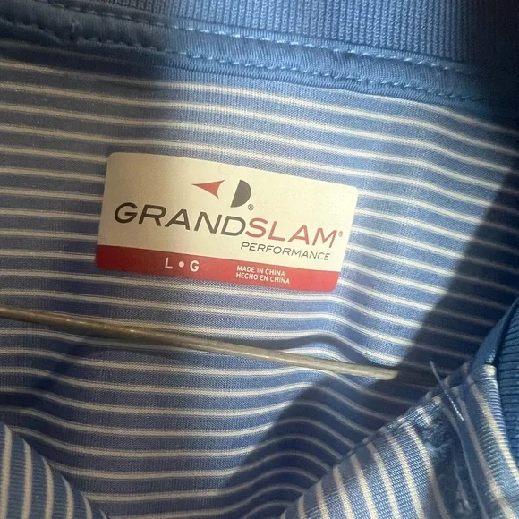 Grand Slam Moisture Wick Polo Shirt Size Large - Picture 4 of 6